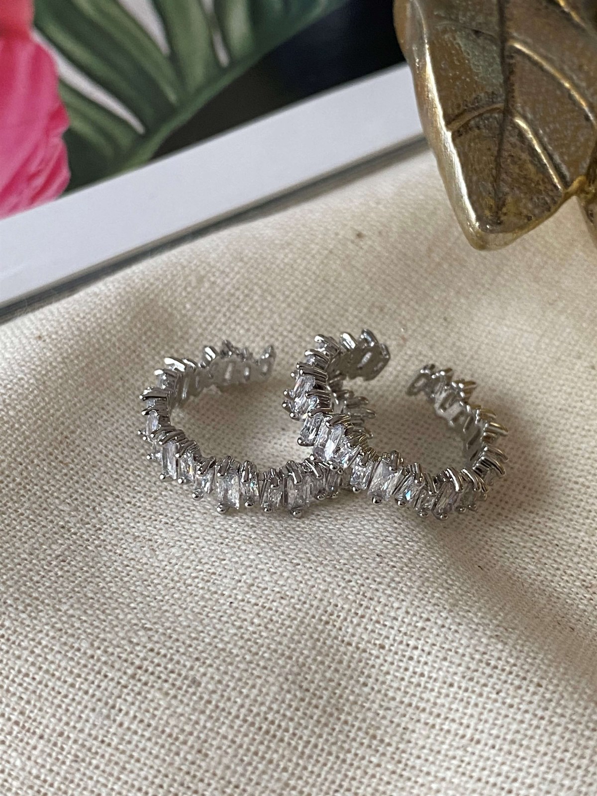 Ayarlanabilir Silver Zigzag Yüzük