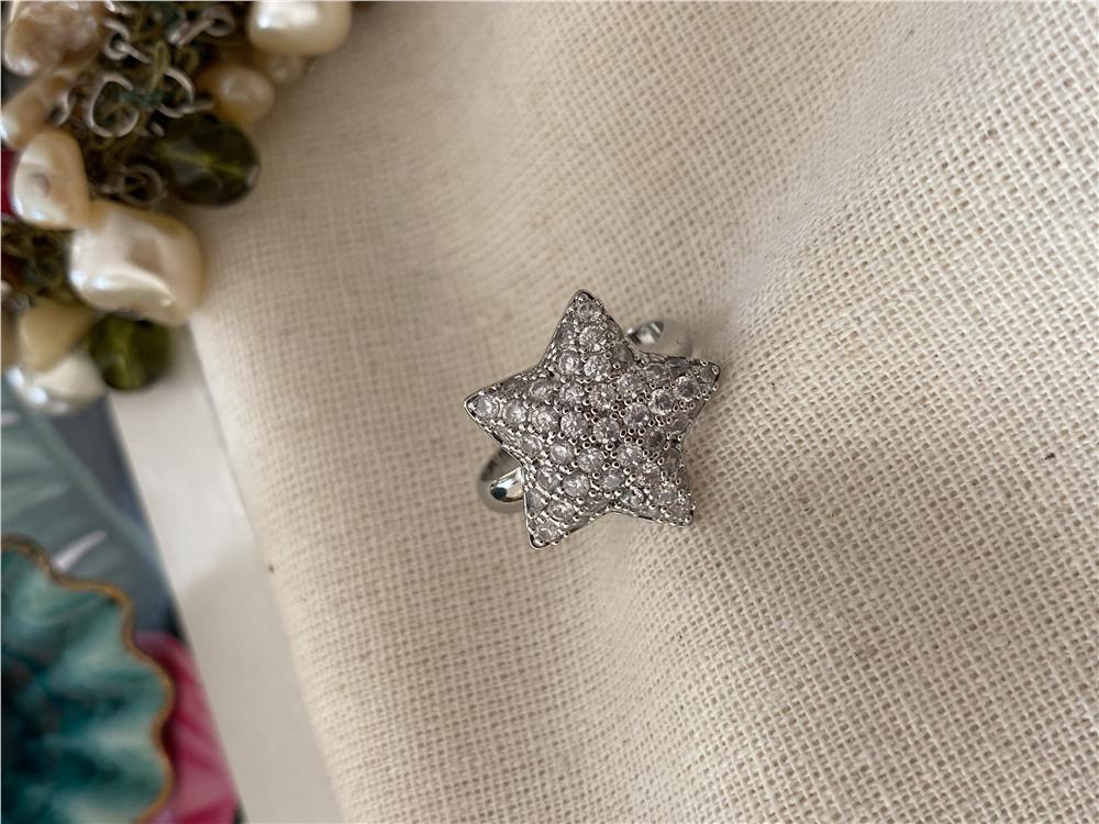Ayarlanabilir Star Silver Yüzük
