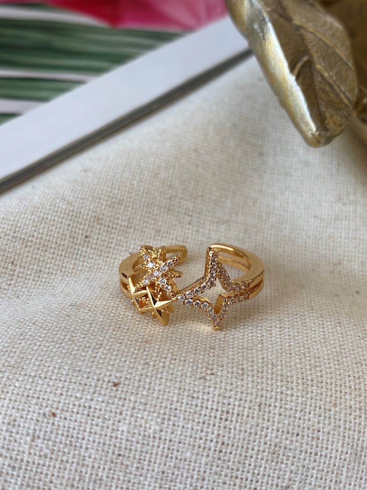 Ayarlanabilir Yıldız Yüzük