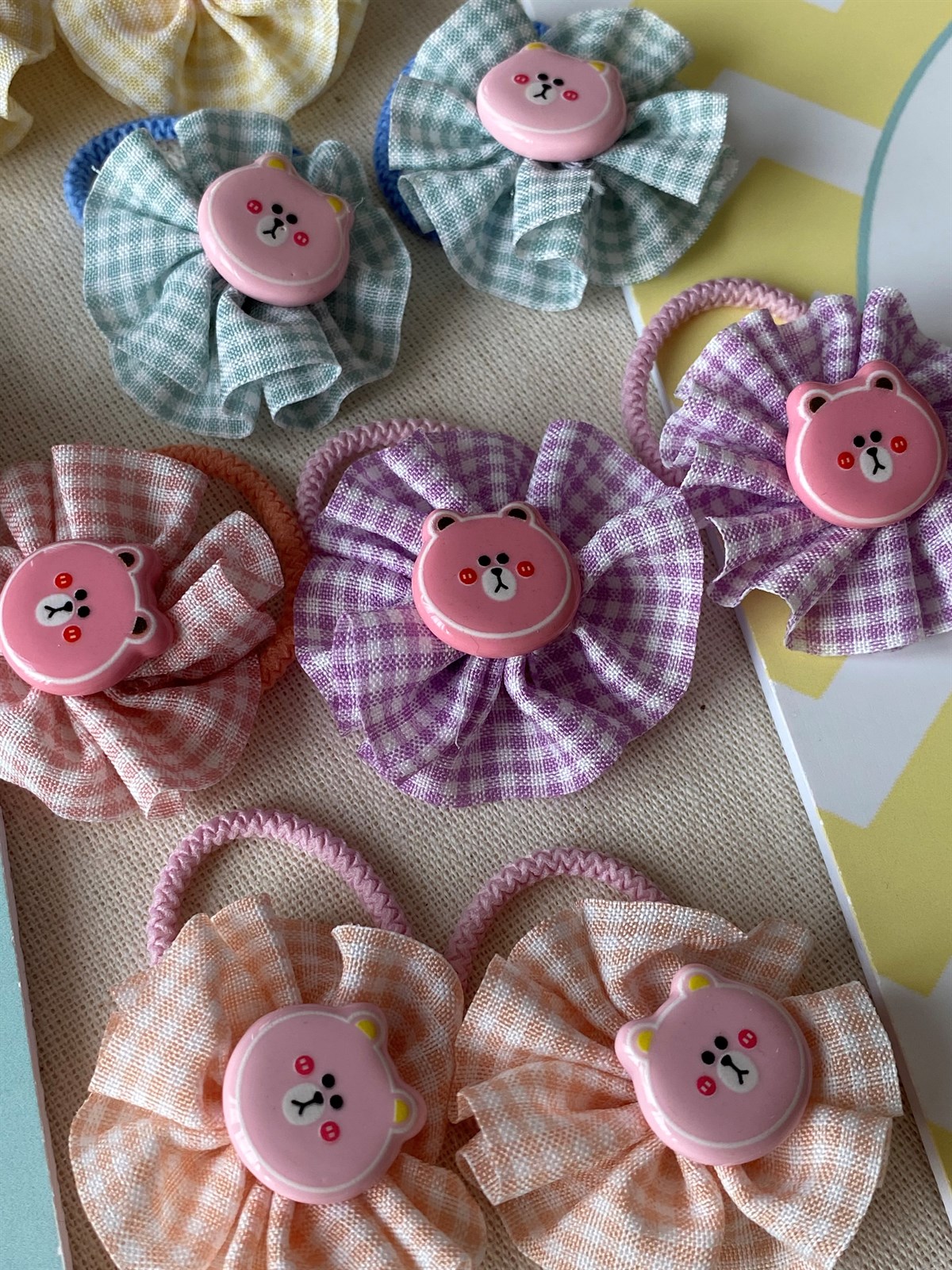 Ayıcıklı İkili Lastik Toka