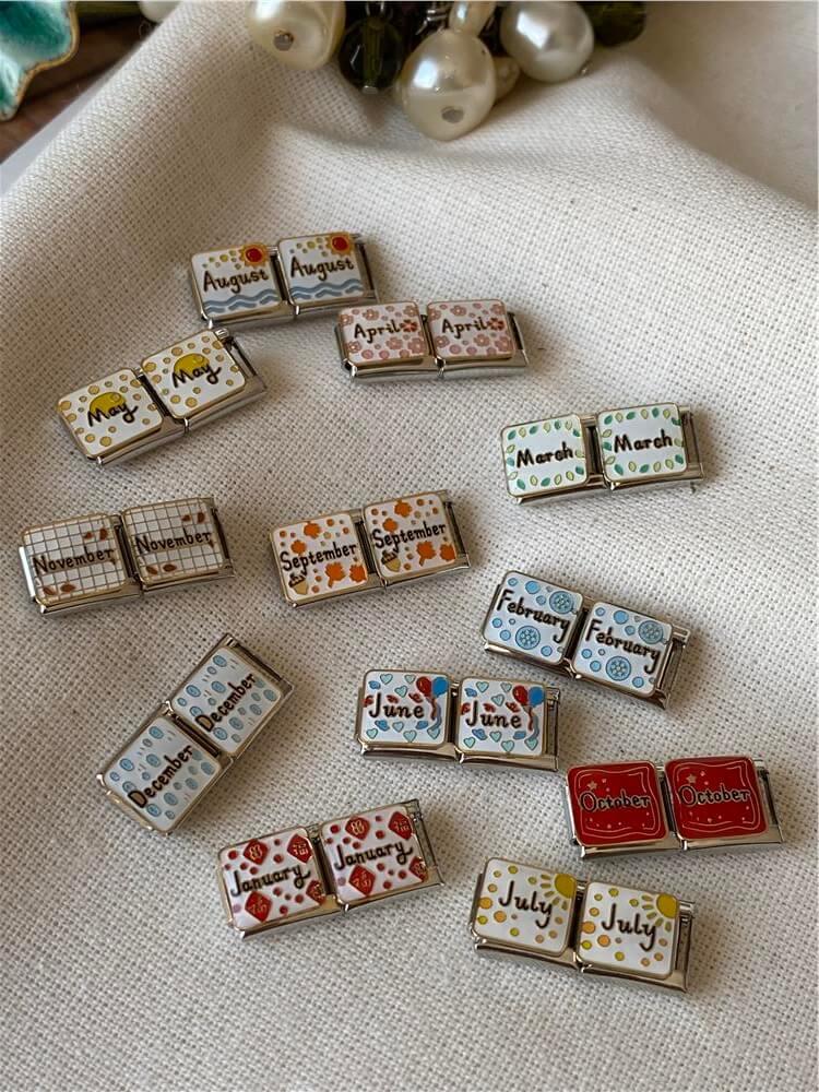 Çelik İngilizce Aylar İtalyan Charm