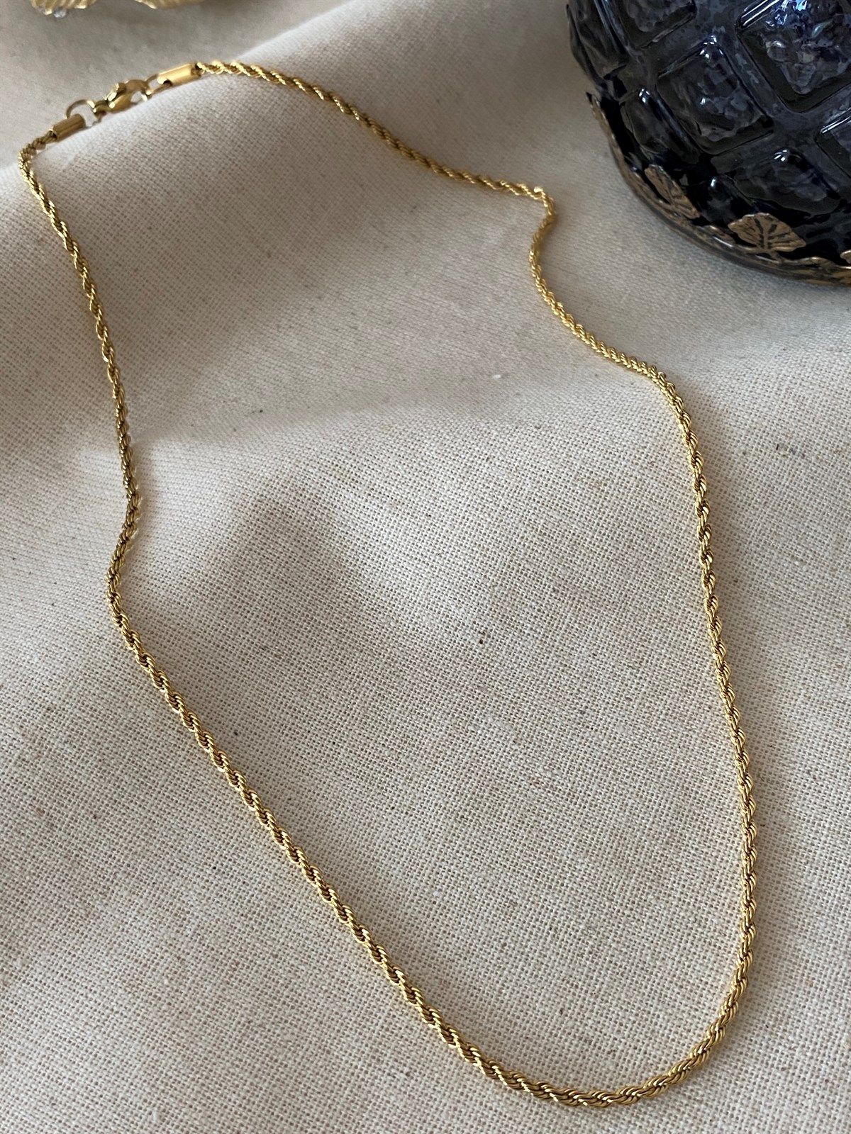 Steel 45 cm Twist Chain