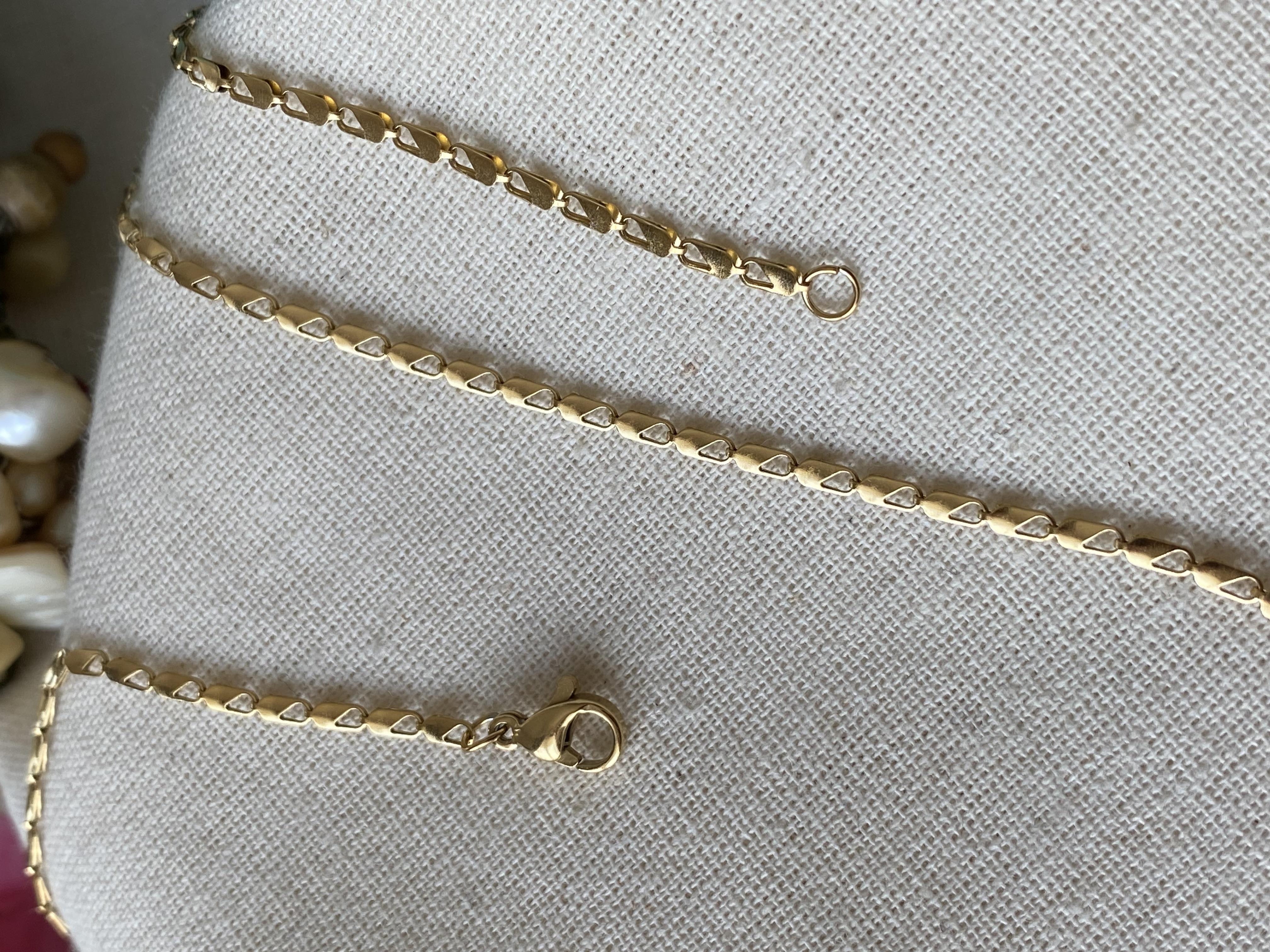Steel 45 cm Parrot Chain