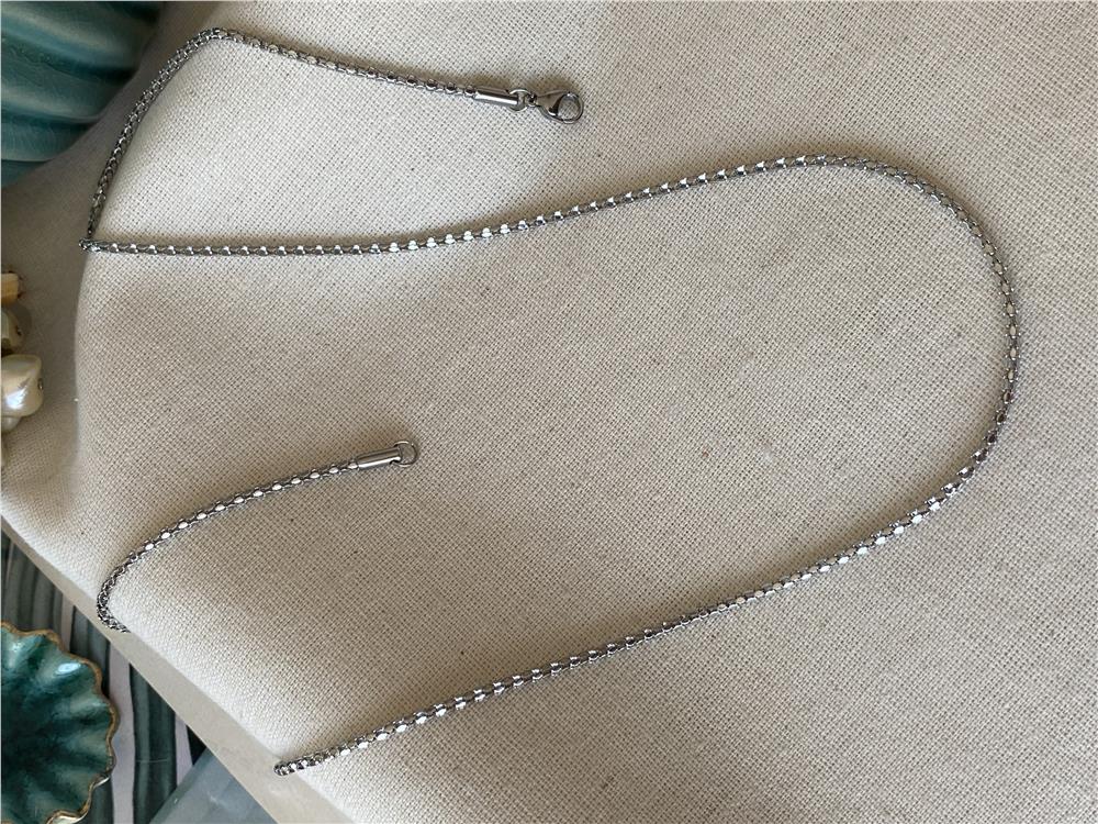 Çelik 60 cm Silver Snake Zincir