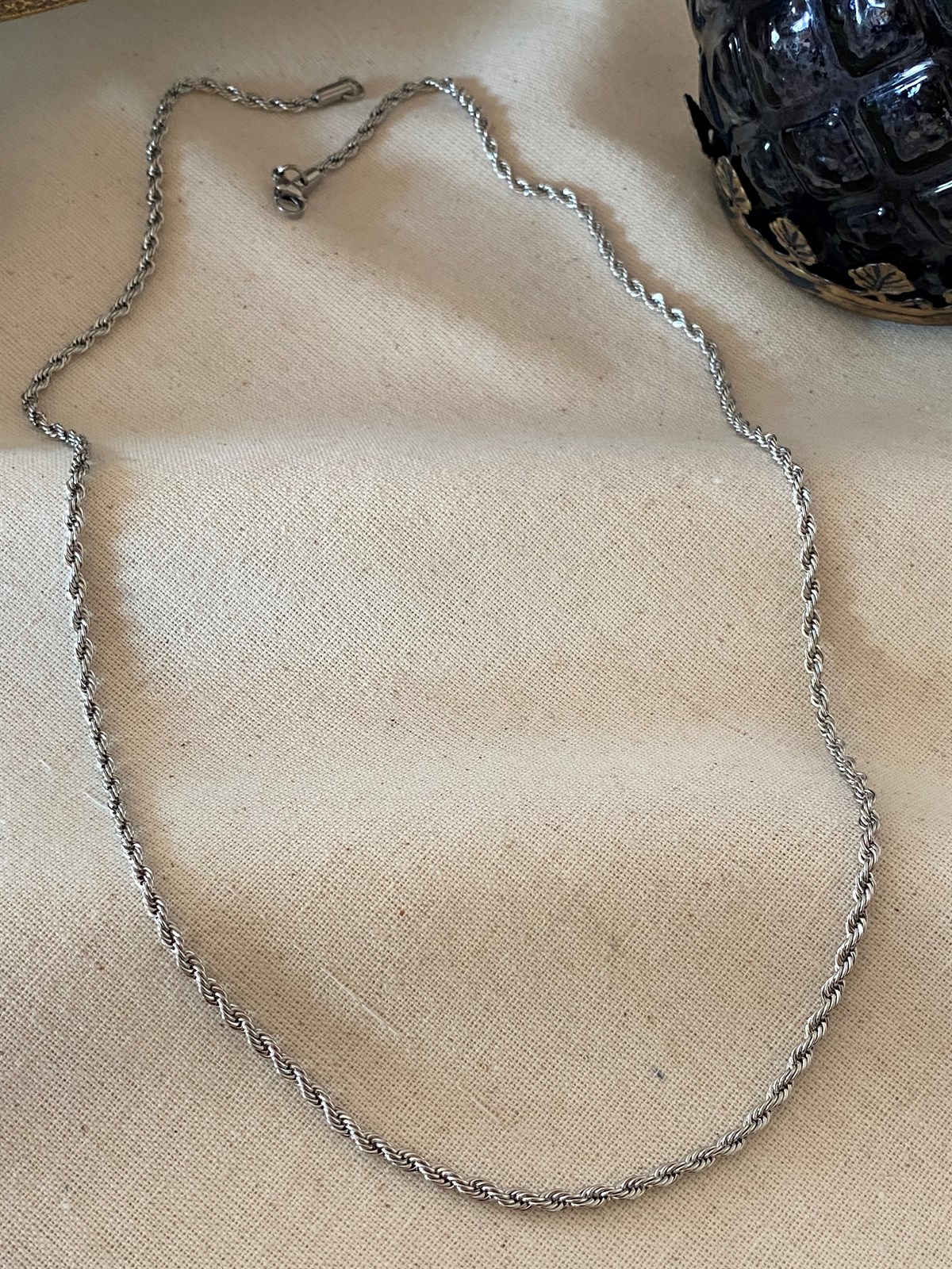 Çelik 65 cm Burgu Zincir