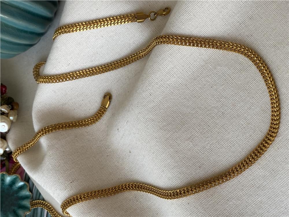 Çelik 80 cm Örme Zincir 