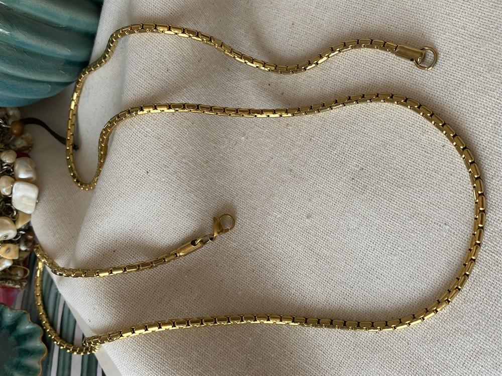 Çelik 80cm Kalın Geçmeli Zincir 