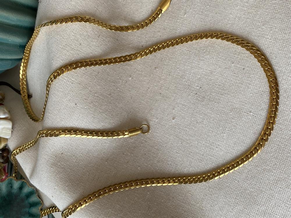 Çelik 80cm Örgü Zincir 