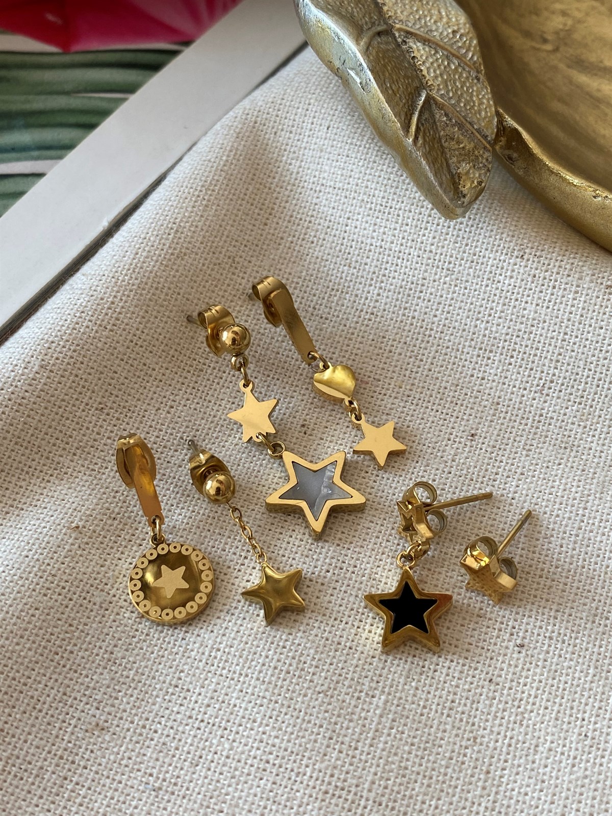 Çelik Altılı Force Küpe