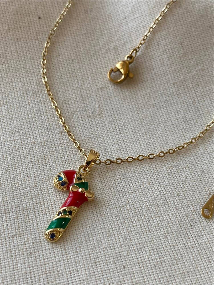 Çelik Baston Şeker Kolye