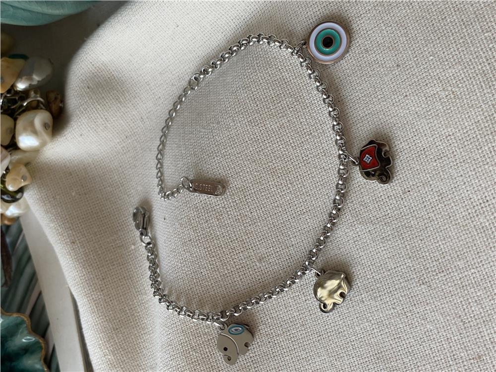 Çelik Bereket Nazar Charmlı Bileklik