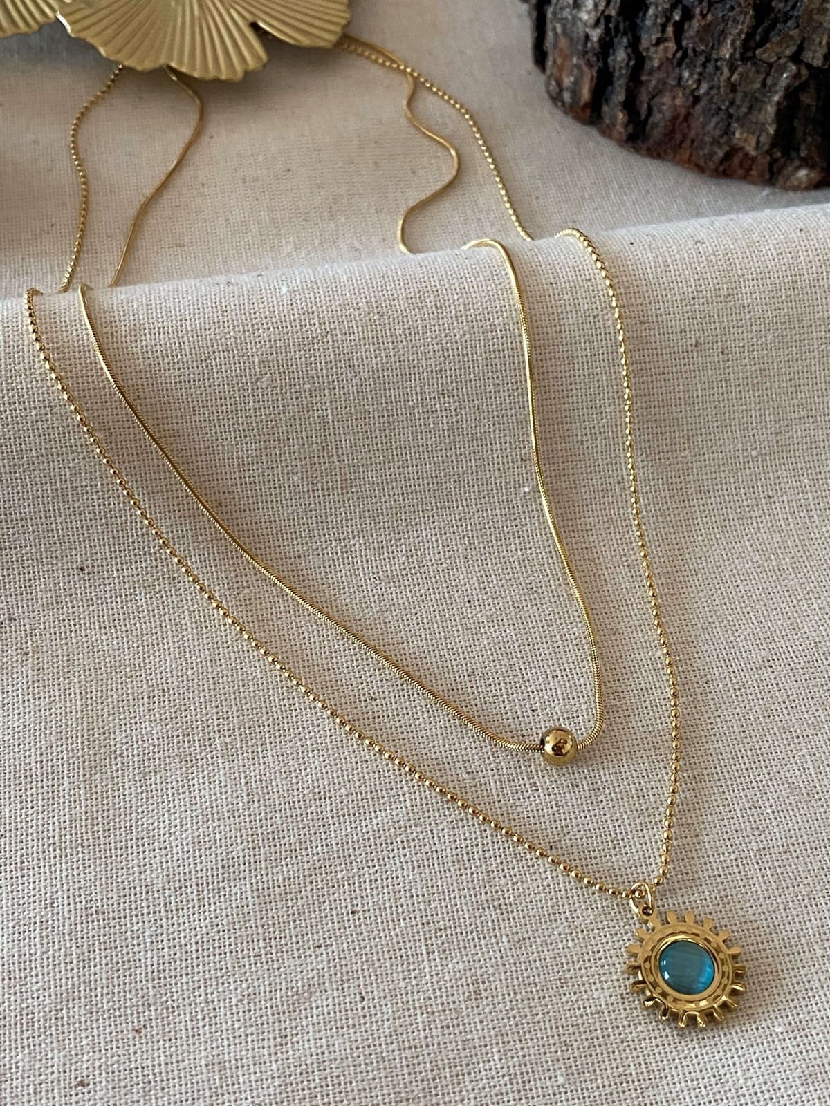 Steel Blume Necklace