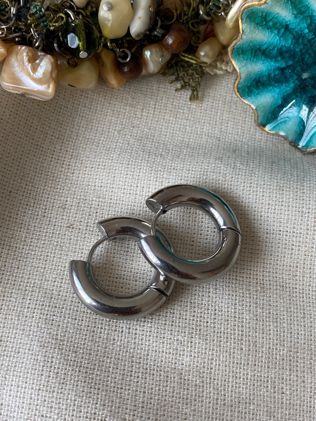 Çelik Boru Halka Küpe