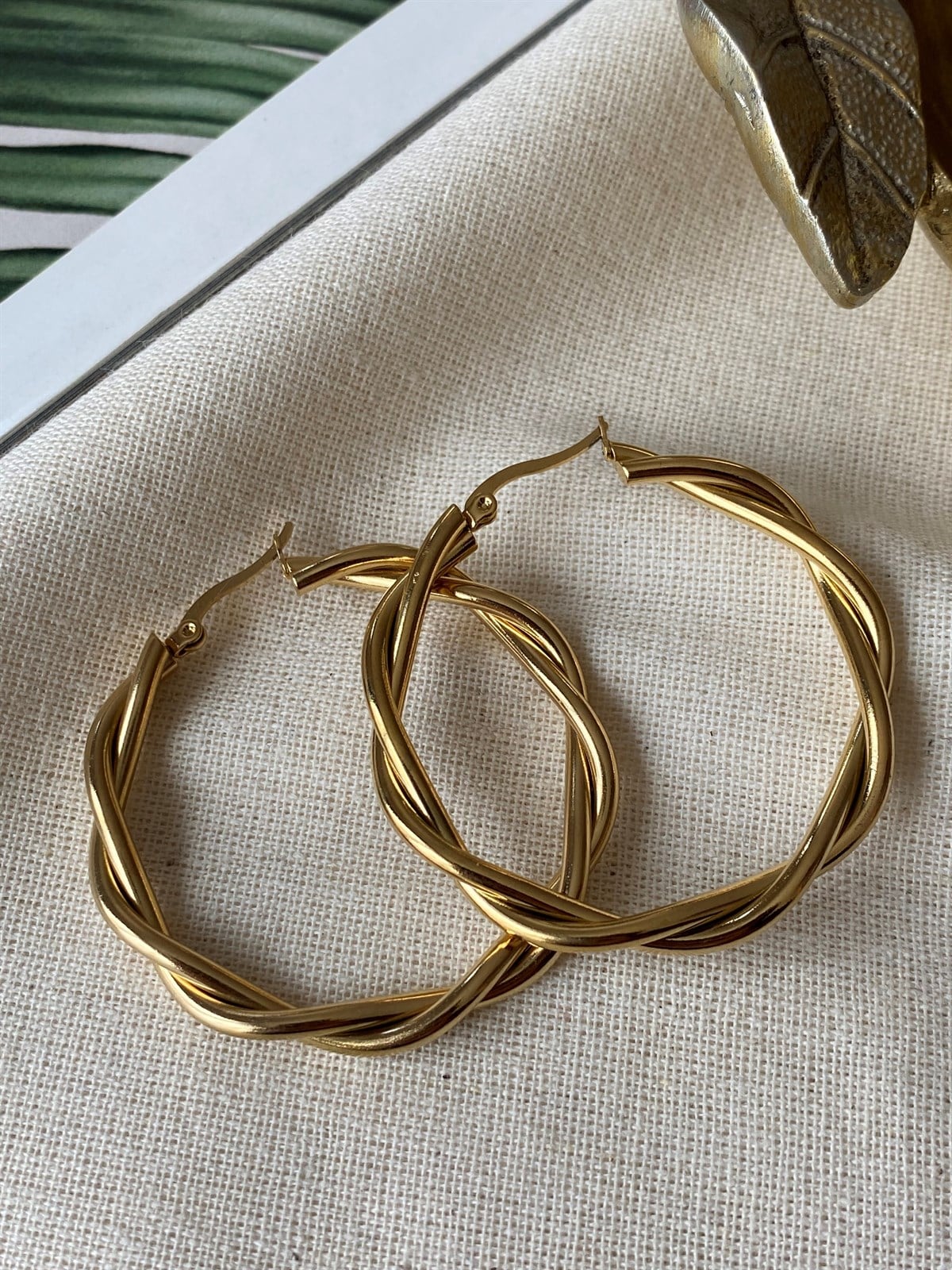 Çelik Burgu Küpe cm