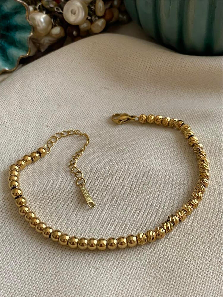 Çelik Çift Model Dorika Bileklik