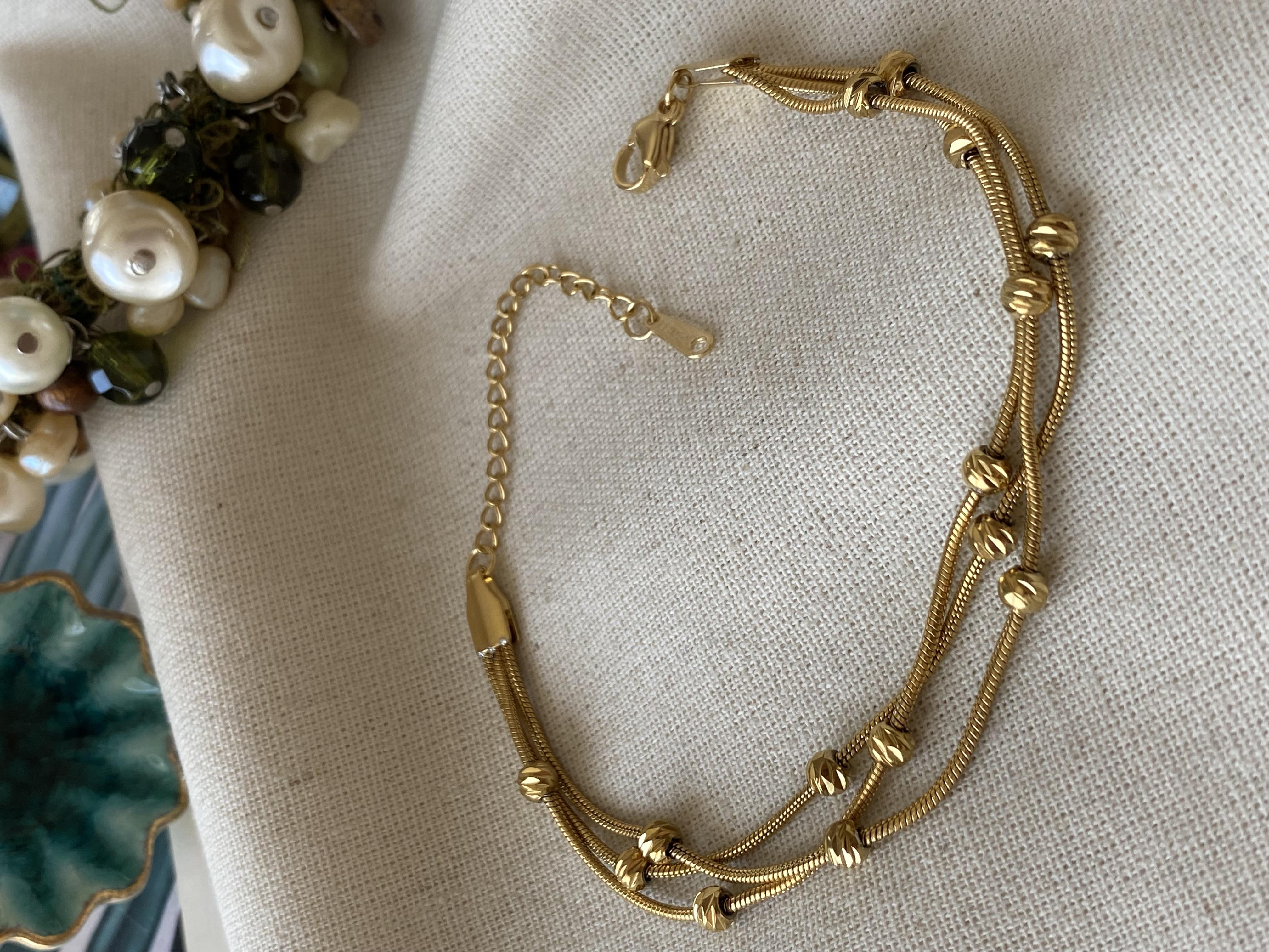 Çelik Çizgili Dorika Bileklik