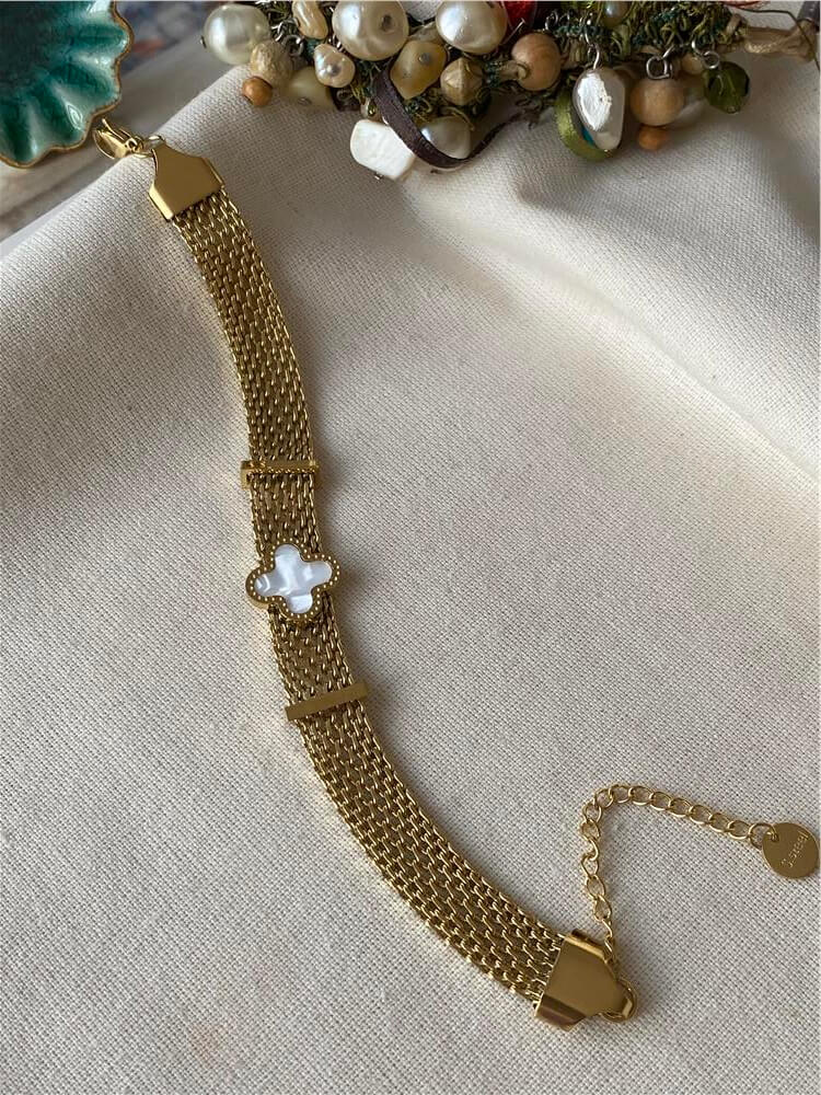 Çelik Cleef Model Hasır Bileklik
