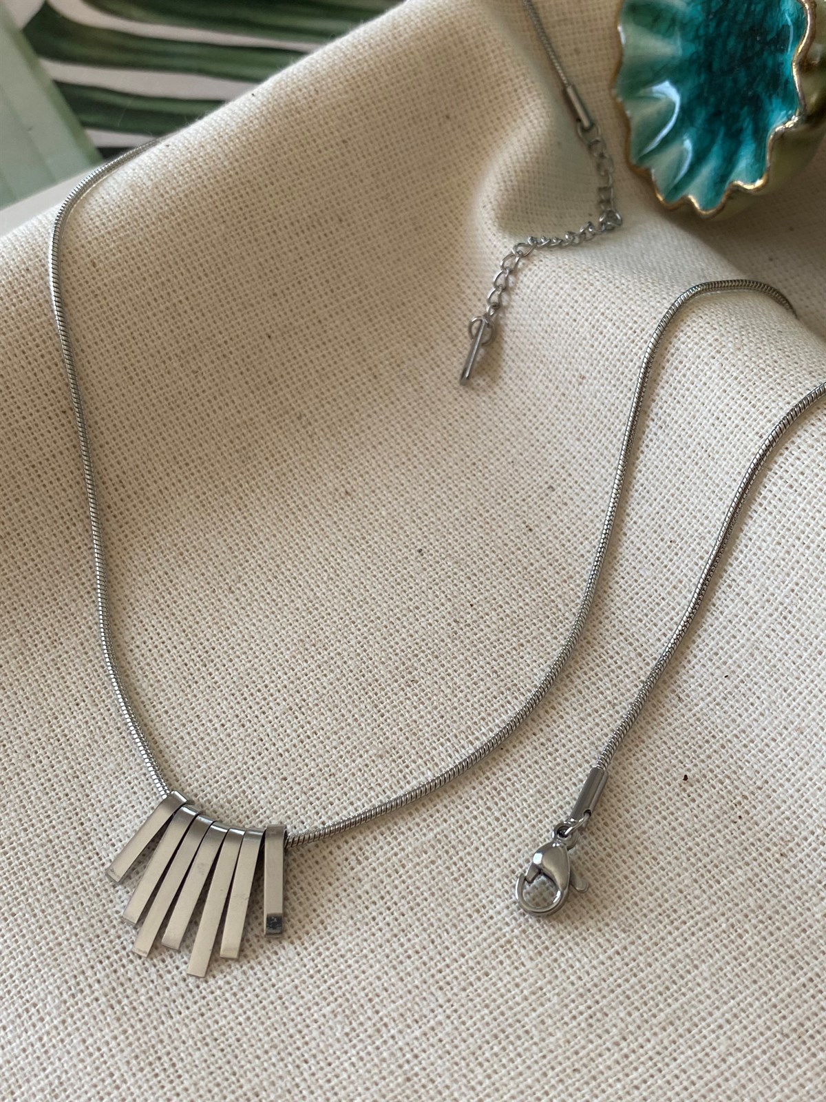 Çelik Çoklu Stick Kolye