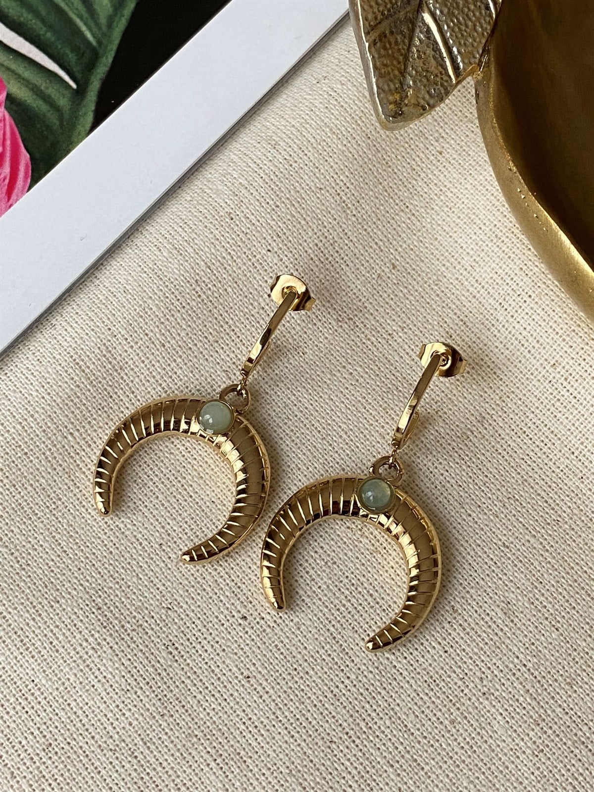 Steel Cups Earrings