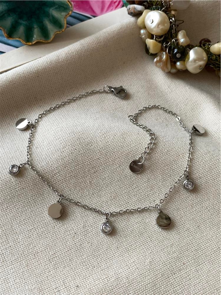 Çelik Damla Sallantılı Halhal