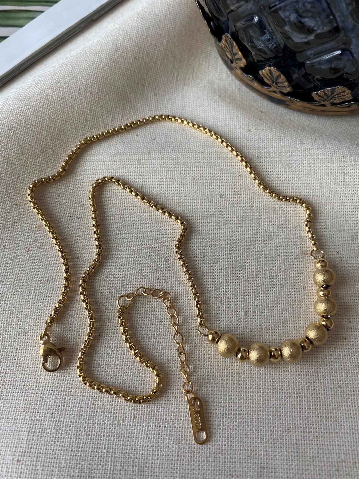 Çelik Dorika Toplu Kolye