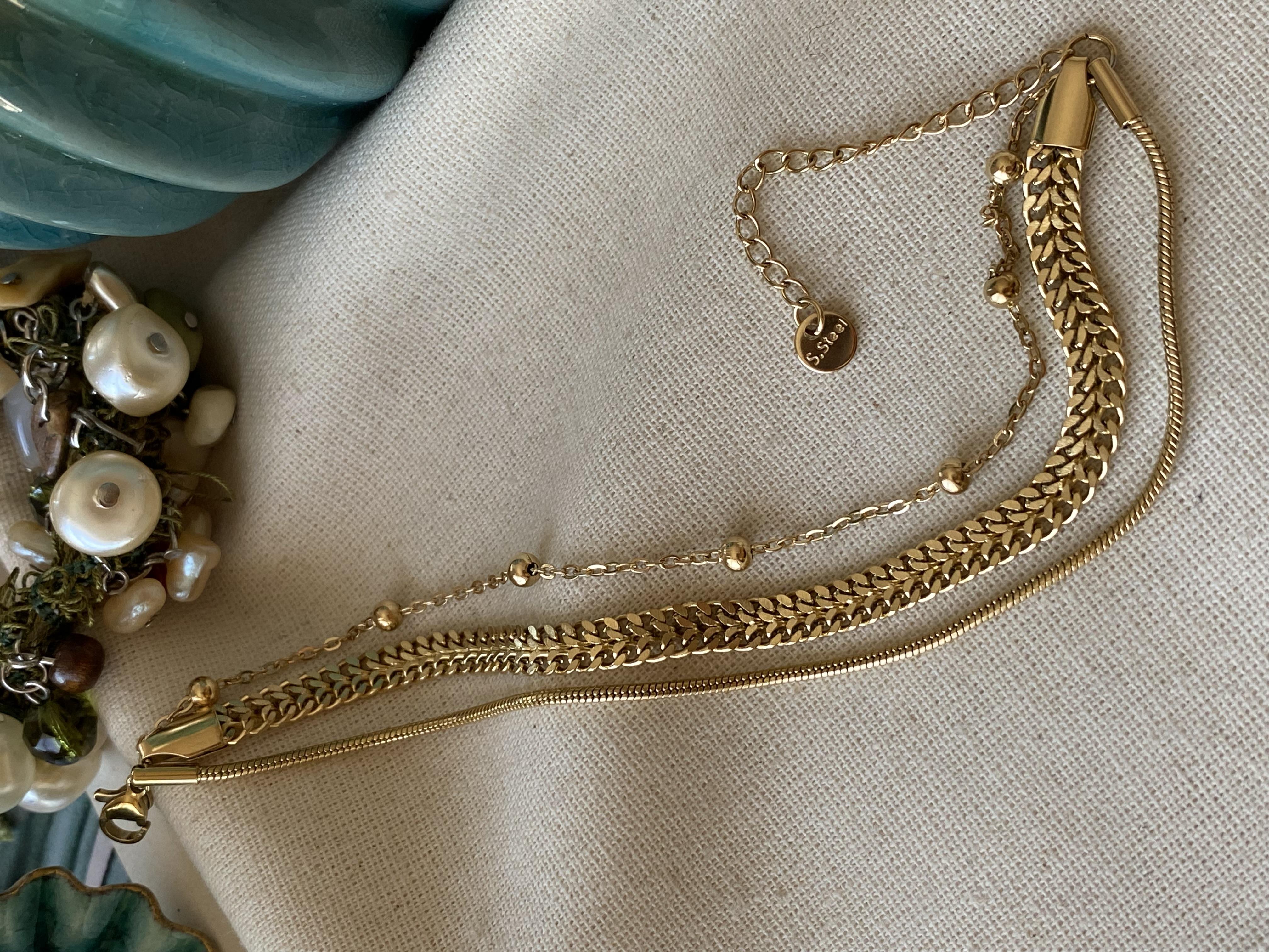 Çelik Dorikalı Çift Örme Bileklik