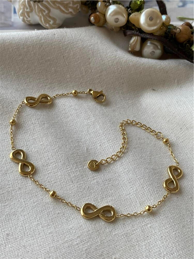 Çelik Dorikalı Sonsuzluk Bileklik