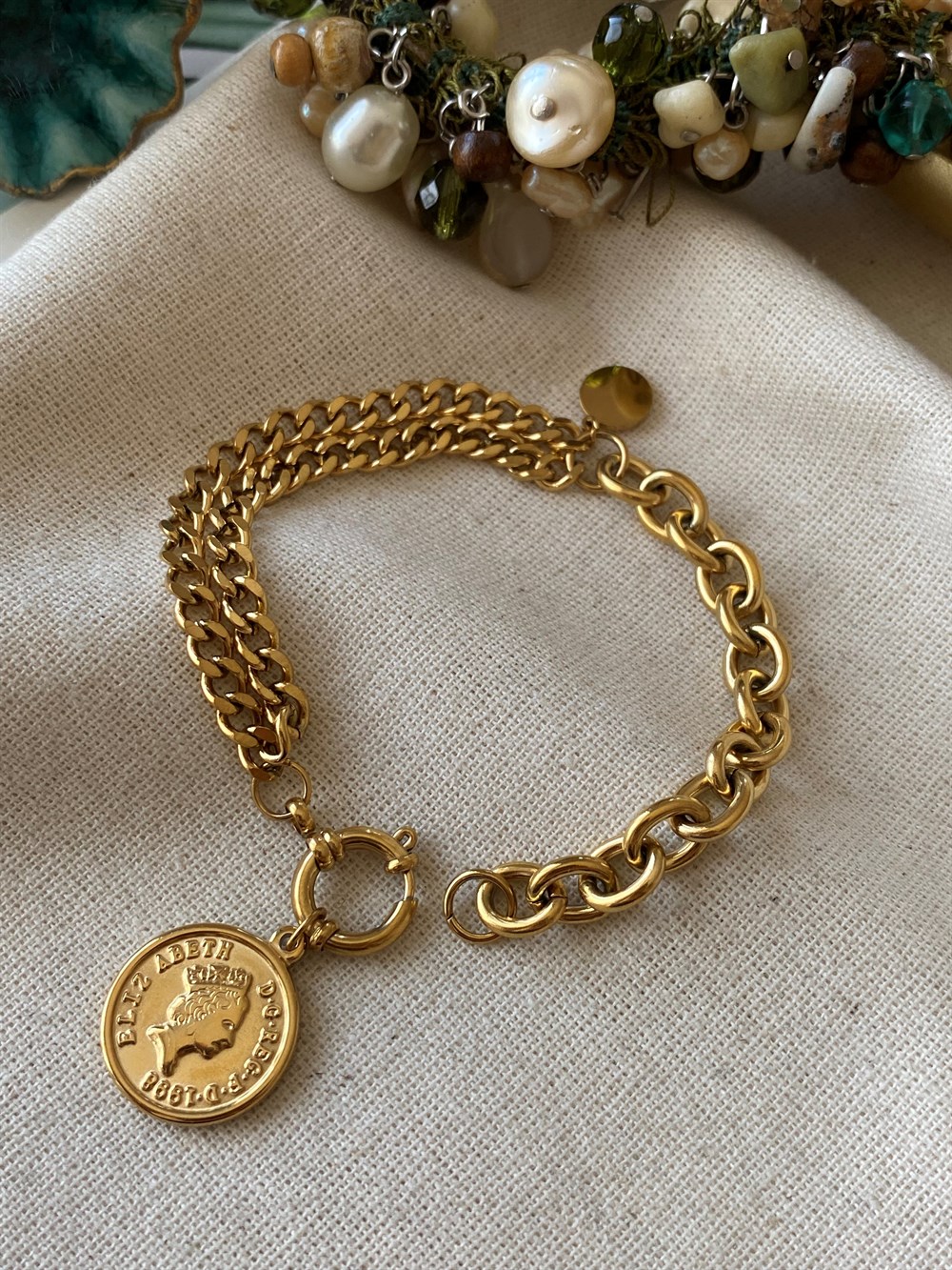 Çelik Elizabeth Bileklik