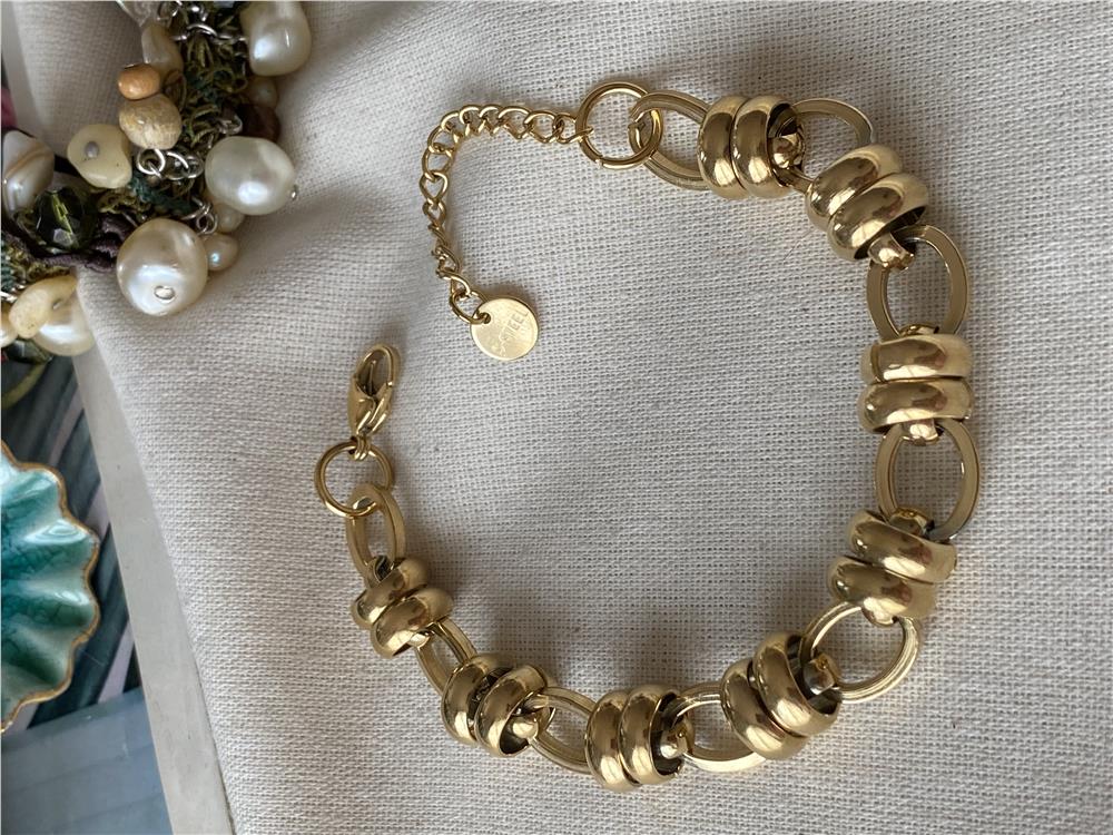 Çelik Geçmeli Halkalar Bileklik