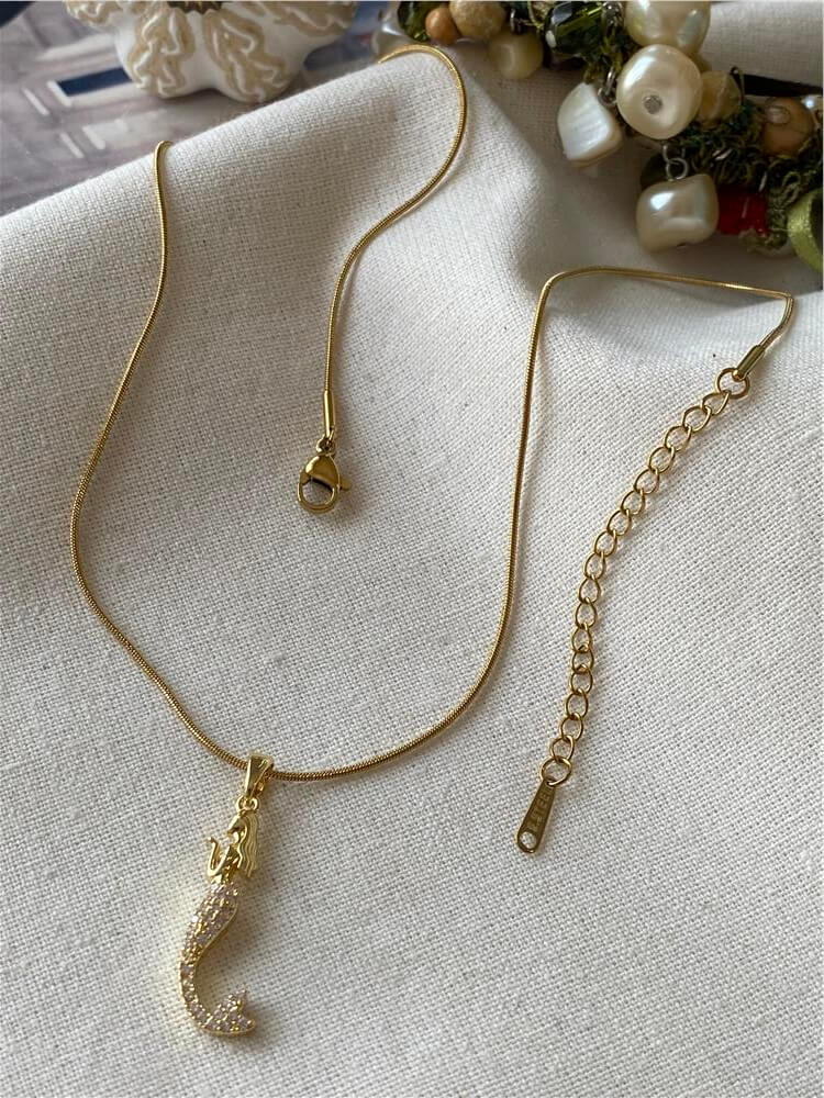 Çelik Gold Denizkızı Kolye