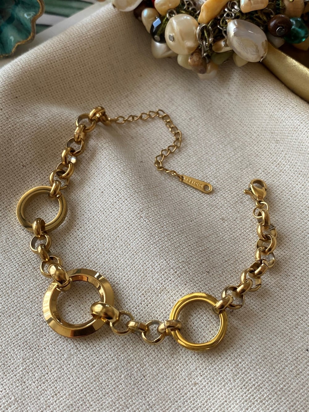 Çelik Halka Model Bileklik