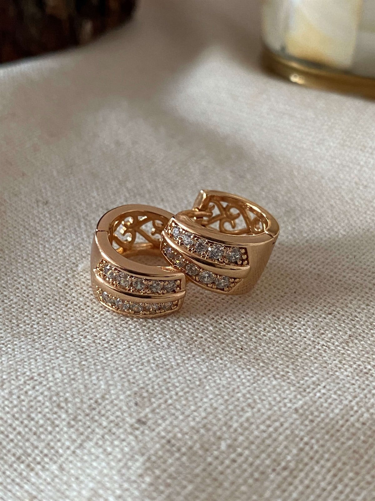 Steel Gia Earrings