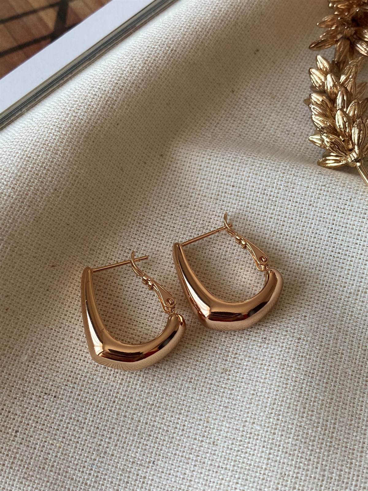 Steel Huq Earrings