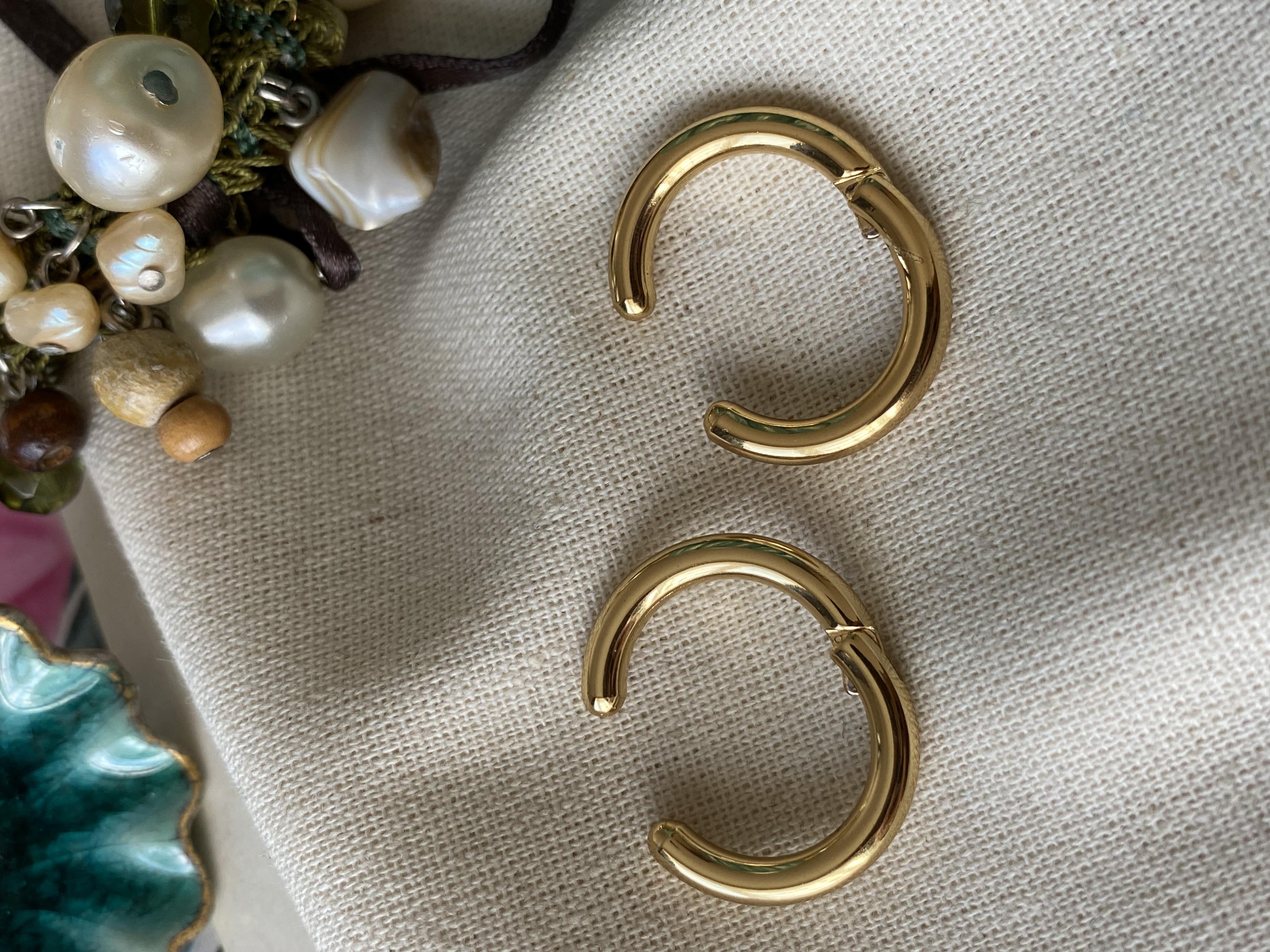 Çelik İğnesiz Halka Küpe