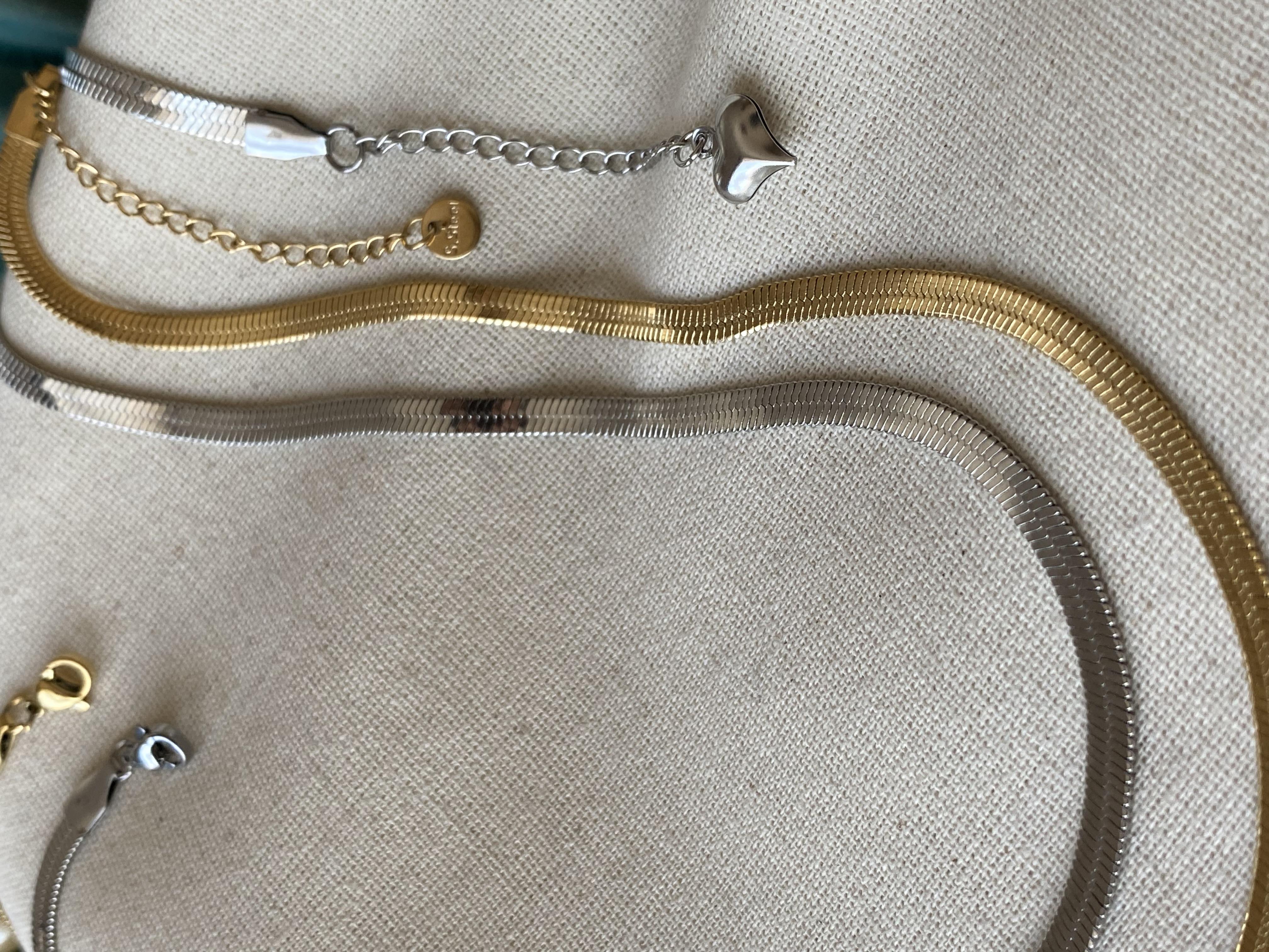 Çelik İtalyan Kolye