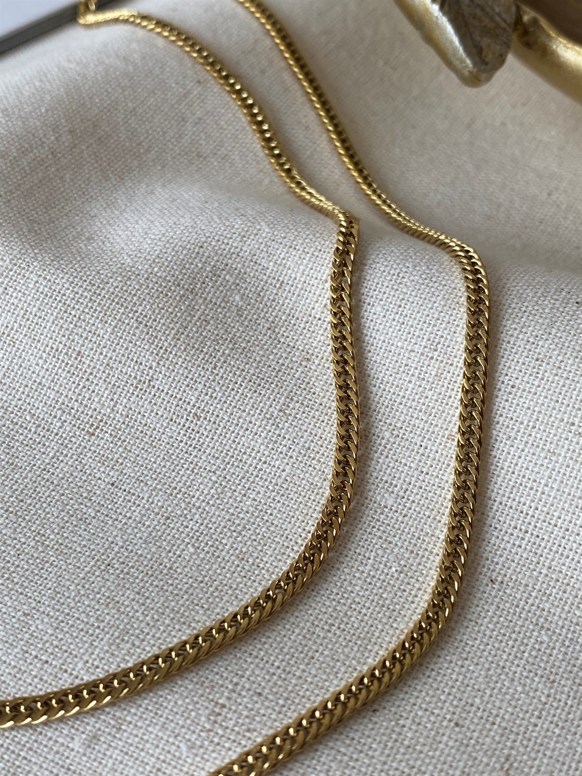 Steel Classic Knitted 45 cm Chain