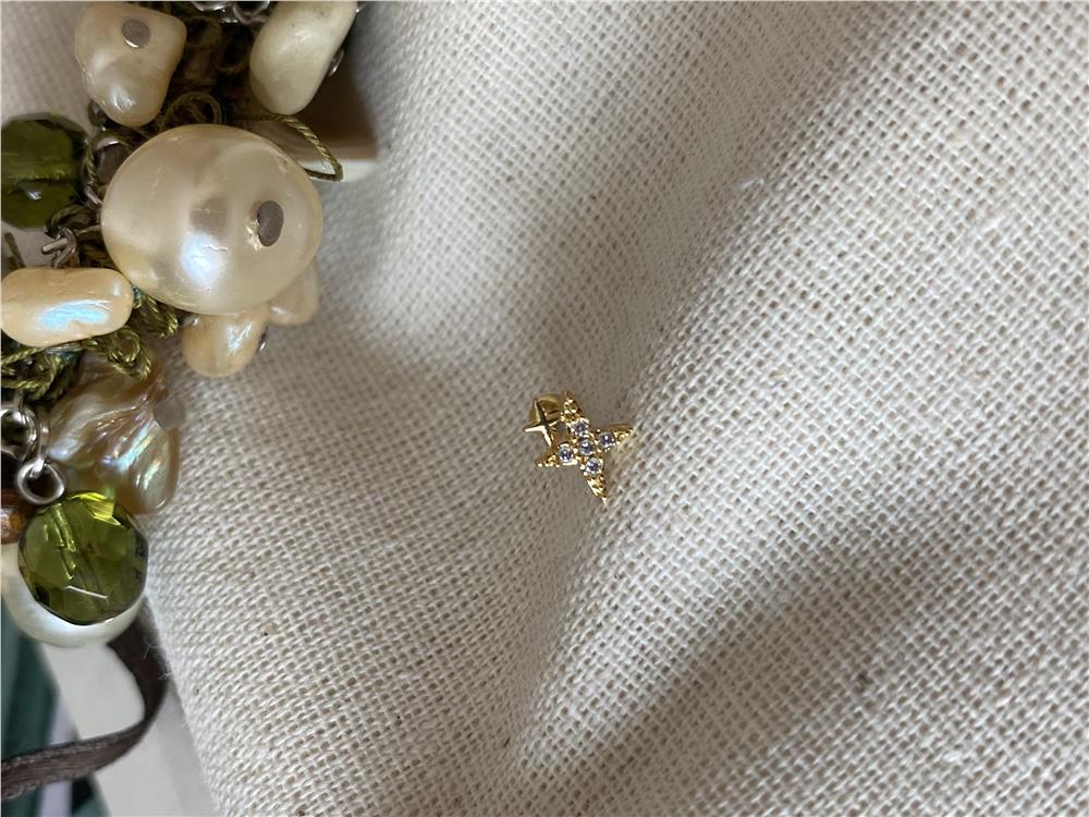 Çelik Kuzey Yıldızı Piercing