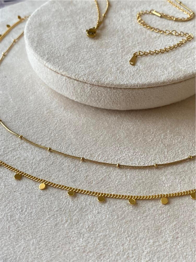 Çelik Mini Dorikalı Pul Bel Zinciri