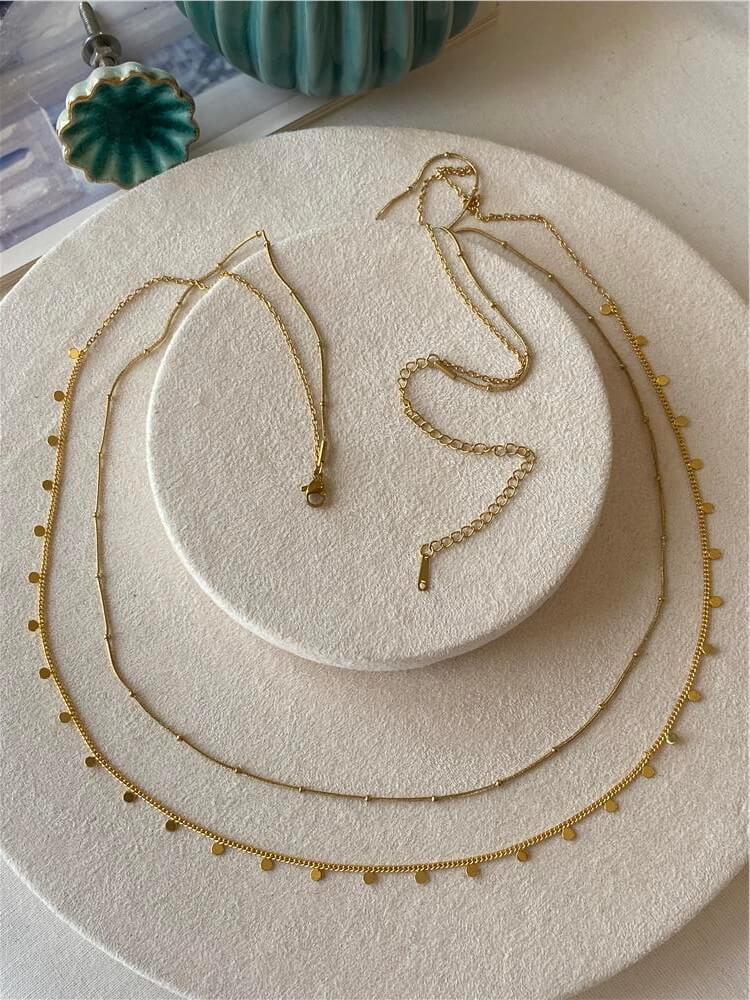 Çelik Mini Dorikalı Pul Bel Zinciri