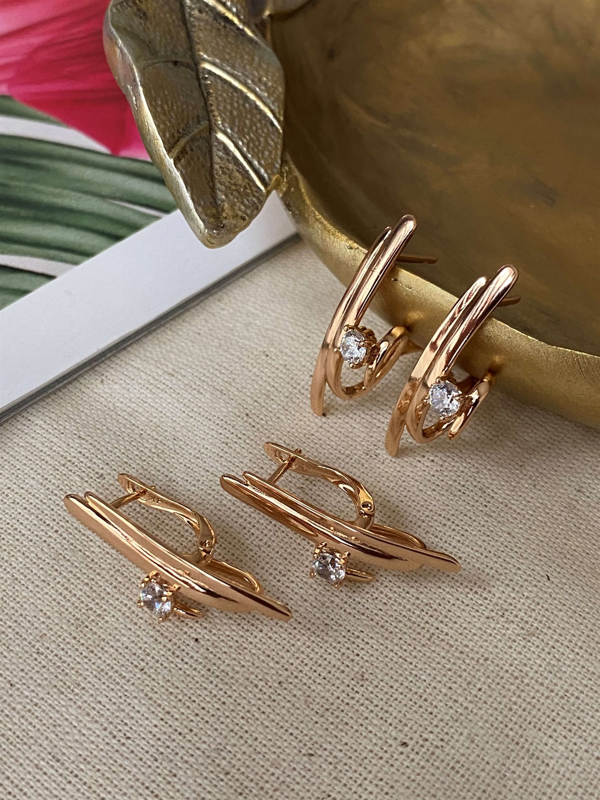 Steel Qef Earrings