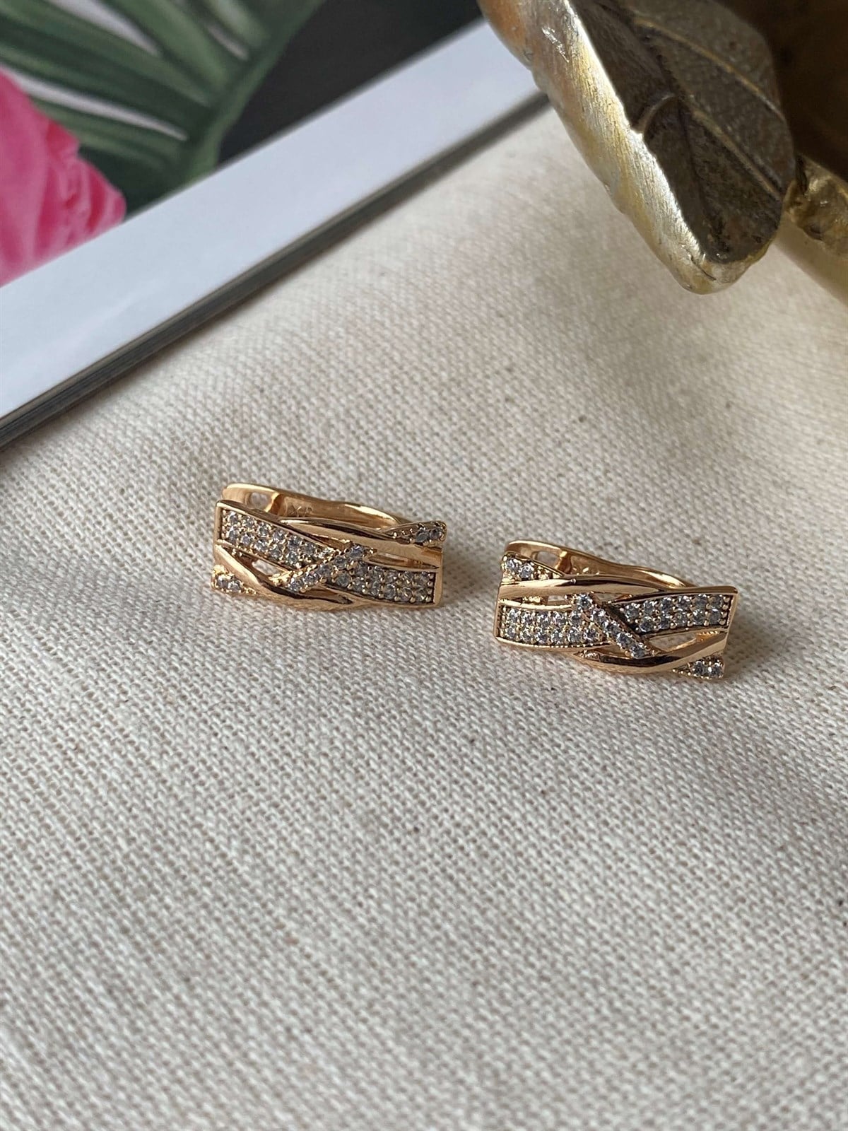 Steel Qey Earrings