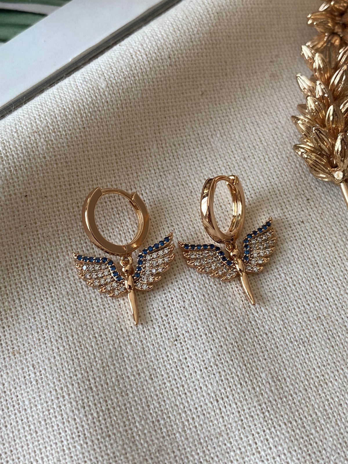 Çelik Renkli Mikail Küpe