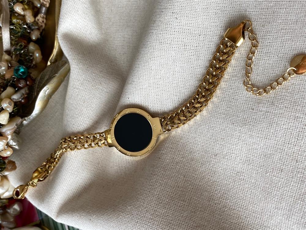 Çelik Roma Rakamlı Saat Bileklik