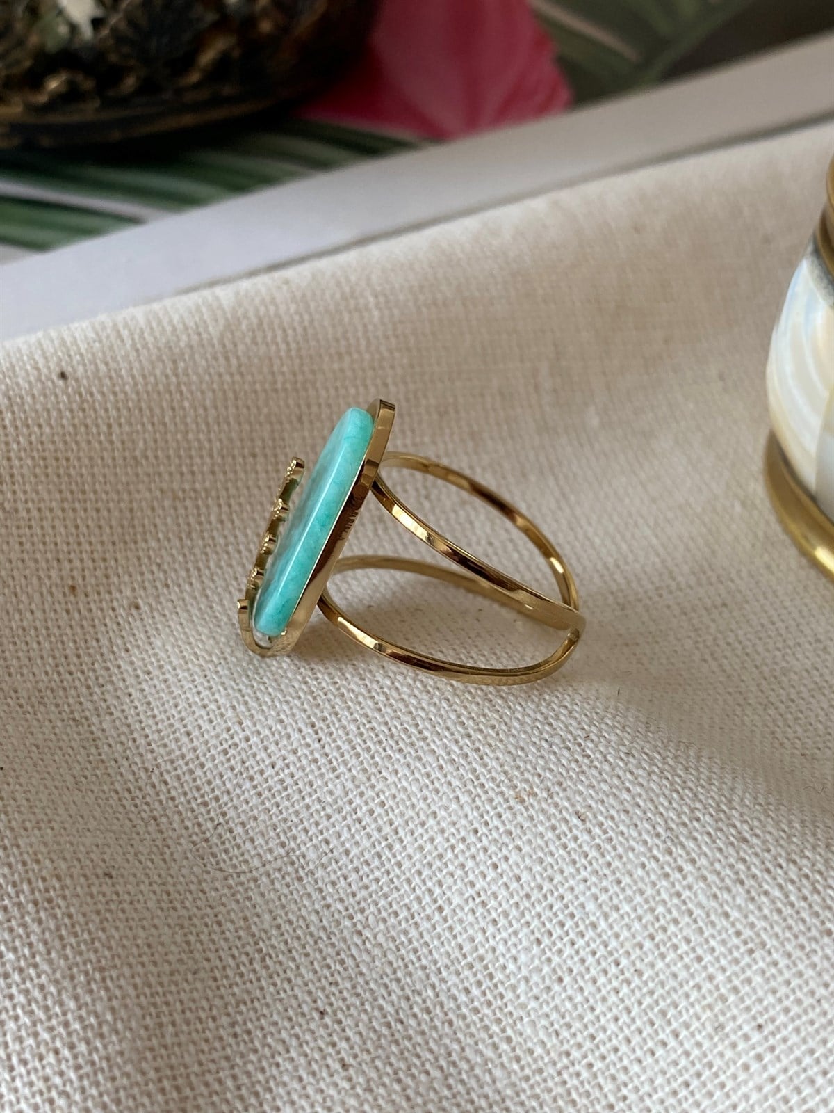 Steel Ivy Ring
