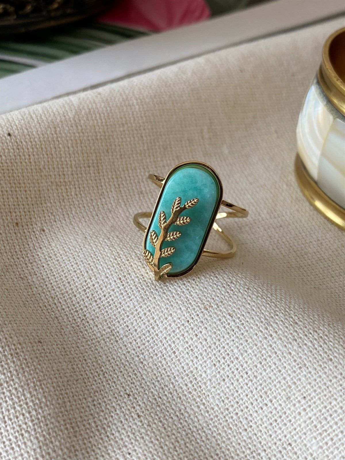 Steel Ivy Ring
