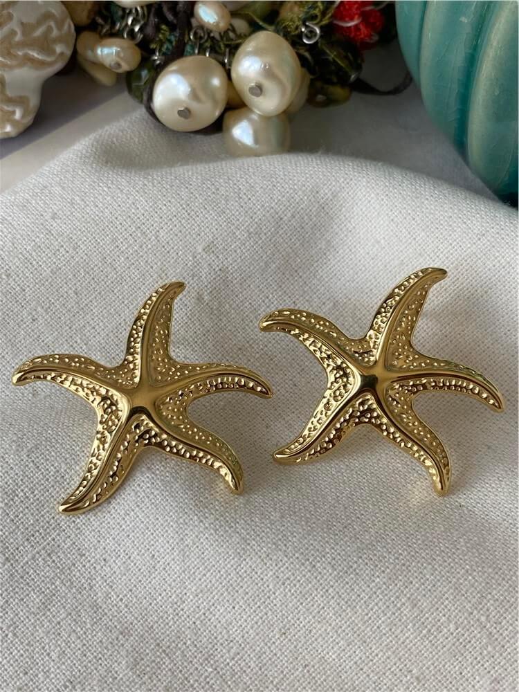 Çelik Seastar Küpe