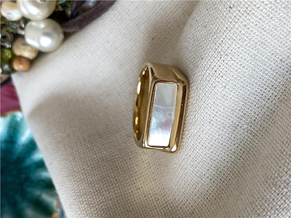 Çelik Sedefli Yüzük