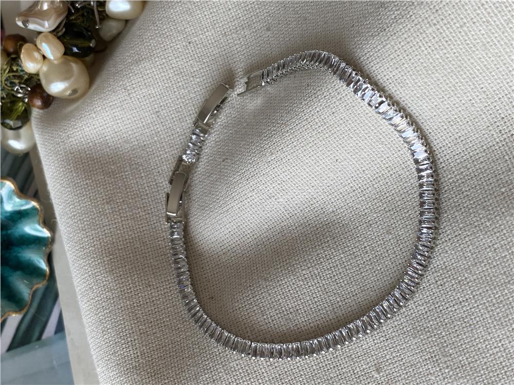 Çelik Silver İnce Baget Suyolu Bileklik