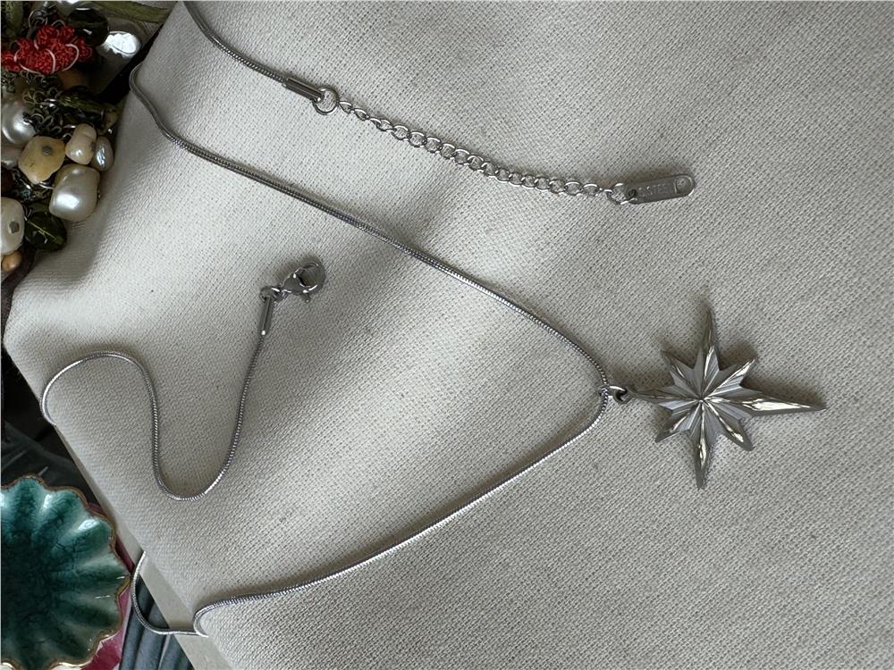 Çelik Silver North Kolye