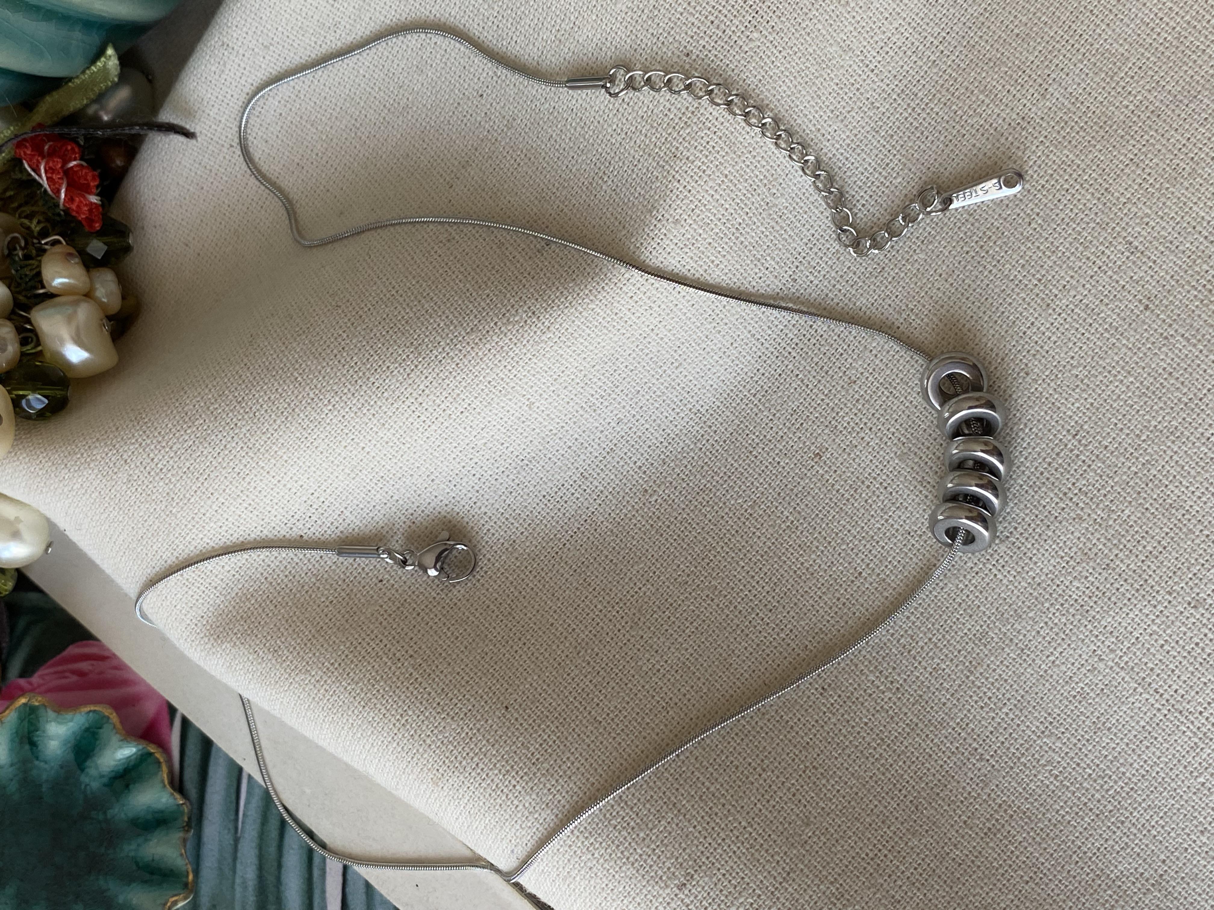 Çelik Silver Rings Kolye